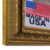 10X12 3-1/2" Polystyrene Classic Picture Frame 104 Series - Gold by WholesaleArtsFrames-com Made In USA view 1