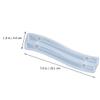 EXCEART 2pcs Silicone Handle Mold for Fruit Tray Decoration Epoxy Resin Flexible and Easy to Silicone Molds for Unique Serving Plates and Creative Crafts view 4