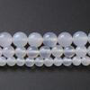 45PCS 8MM Natural White Opal Beads Round Loose Stone Beads for Jewelry Making DIY Energy Stone Healing Power Bracelet 15" view 2