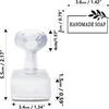 CRASPIRE Acrylic Soap Stamp with Handle, 1.42 x 0.97 Inches, Clear, Rectangular, Soap Embossing Stamp for Cookie, Clay, Pottery, Biscuits, DIY Arts Crafts Making Projects view 2