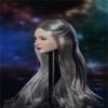 1/6 Scale Female Head Sculpt, Asian Girl Pale Skin Head Carved for 12inch Phicen TBLeague Action Figure Body Collection (B) view 3