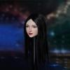 1/6 Scale Female Head Sculpt, Asian Girl Pale Skin Head Carved for 12inch Phicen TBLeague Action Figure Body Collection (D) view 3