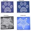 GLOCTO Magic Flock 12" x1Yard and Hotfix Tape 2yards for Rhinestone Template Stencil Rhinestone Flock for Hotfix Rhinestones for Any Cutting Machines view 2