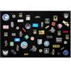 OneTigris Tactical Patch Holder Board, 43"x27.5" Simple Hook and Loop Display Panel, Foldable Morale Patches Organizer with Grommets for Military Army Collection, Police ID Name Tapes & Airsoft Gear view 1