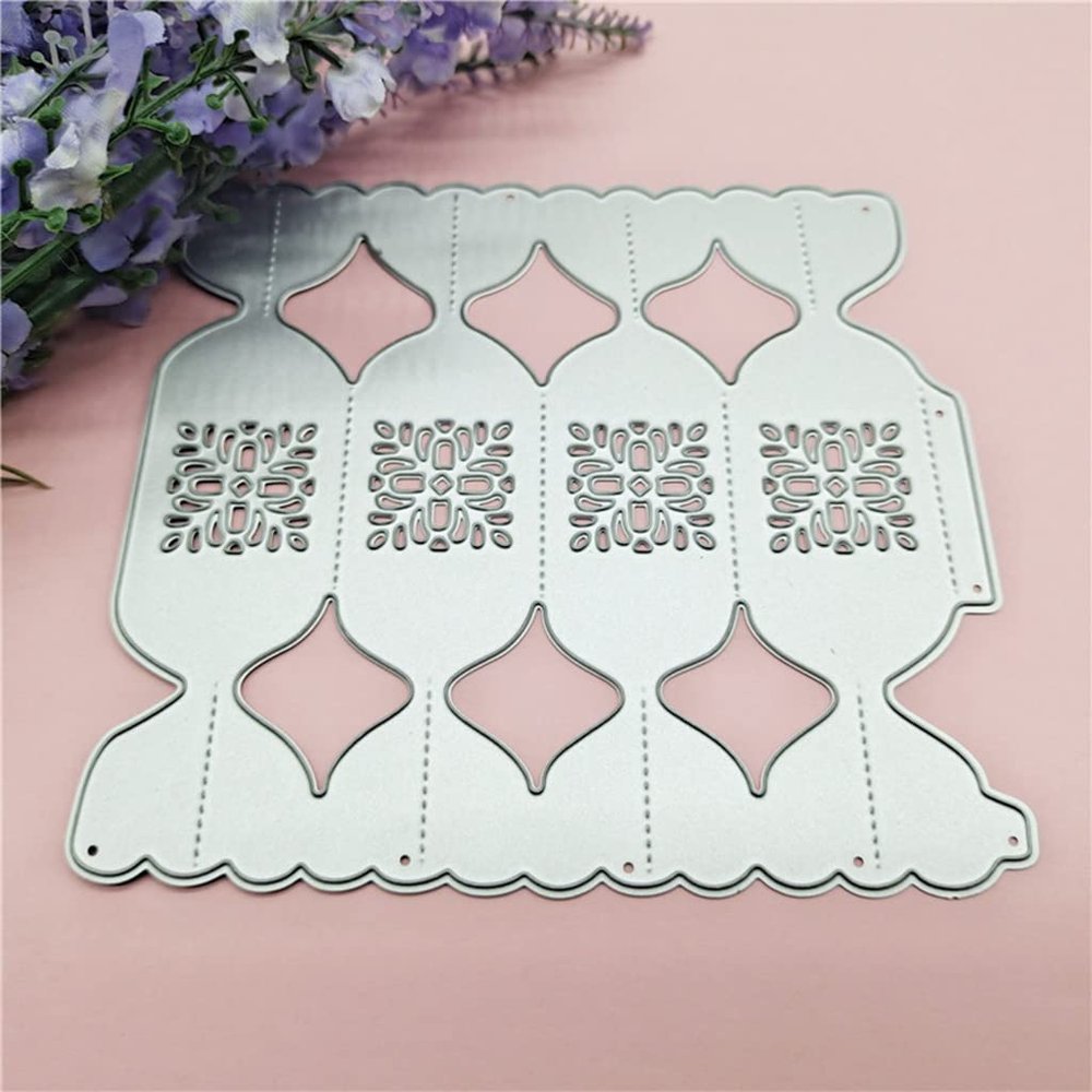 Candy Shape Gift Package Box 3D Metal Die Cuts, Cutting Dies for Card Making Clearance, Embossing Dies for Scrapbooking, DIY Album Paper Cards Decoration