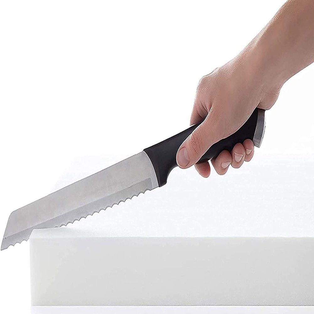 White Replacement Foam Cushion,Firm Upholstery Foam,Couch Sofa Cushion Replacent Padding Rectangle,Perfect for Mattress,Outdoor Cushion,Bench,Headboards and DIY