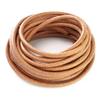 LolliBeads (TM) 5 mm Genuine Round Leather Cord Natural Braiding String Nature Brown 5 Meters (5 Yards) view 1
