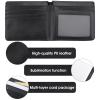 Prasacco Sublimation Wallet Blank Heat Transfer Multifunctional Wallet Graduation Gifts (1 Pcs Black Double Side) view 3