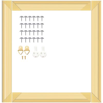 ECOIOU DIY Canvas Stretcher Bars 20x20 Inch Canvas Frame, Sturdy Stretcher Frames for Oil Paintings, Prints, Paint by Numbers & Posters