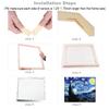 ECOIOU DIY Canvas Stretcher Bars 20x20 Inch Canvas Frame, Sturdy Stretcher Frames for Oil Paintings, Prints, Paint by Numbers & Posters view 2