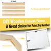 ECOIOU DIY Canvas Stretcher Bars 20x20 Inch Canvas Frame, Sturdy Stretcher Frames for Oil Paintings, Prints, Paint by Numbers & Posters view 3