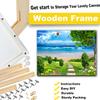 ECOIOU DIY Canvas Stretcher Bars 20x20 Inch Canvas Frame, Sturdy Stretcher Frames for Oil Paintings, Prints, Paint by Numbers & Posters view 4