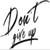 Infusion Don't Give Up Rubber Stamp, 1 X 2 Wood Stamp view 2