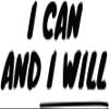 Infusion I Can and I Will Rubber Stamp, 1 X 2'' Wood Stamp view 2