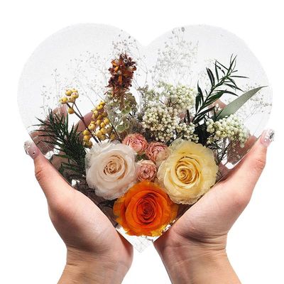 Tuklye Large Silicone Heart Resin Molds, 8.3" Heart Shaped, Glossy Finish, Easy to Use, DIY Crafts