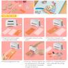 Mini DIY Dies Cutting Embossing Machine Paper Card Craft Scrapbooking Dies Machine Cutter Photo Album Decorative Portable Manual Die Cutting and Embossing Machine Kits for Arts and Crafts view 3