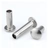 100 pcs 304 Stainless Steel Flat Round Head Semi-Hollow Shank Rivets,for DIY Craft Decoration Etc.M4x26mm view 2