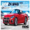 Meng Model MNGCS-005 1:24-BMW Z4 M40i Scale Model kit, Unpainted view 1