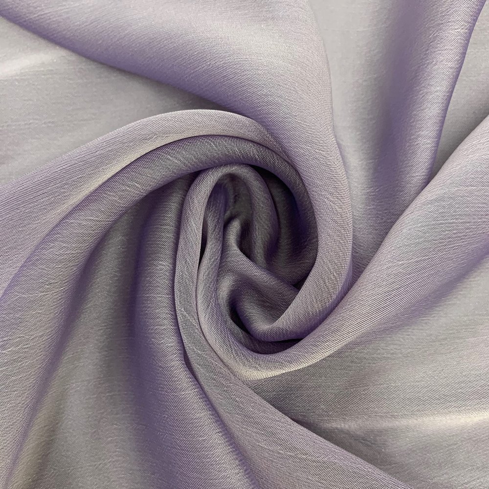 Jolene Light Lavender Polyester Two-Tone Chiffon Fabric by The Yard - 10135