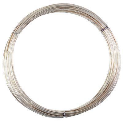 18 Gauge, Round, Half Hard, 925 Sterling Silver Wire - 10 FT - for Jewelry Art from WIZART