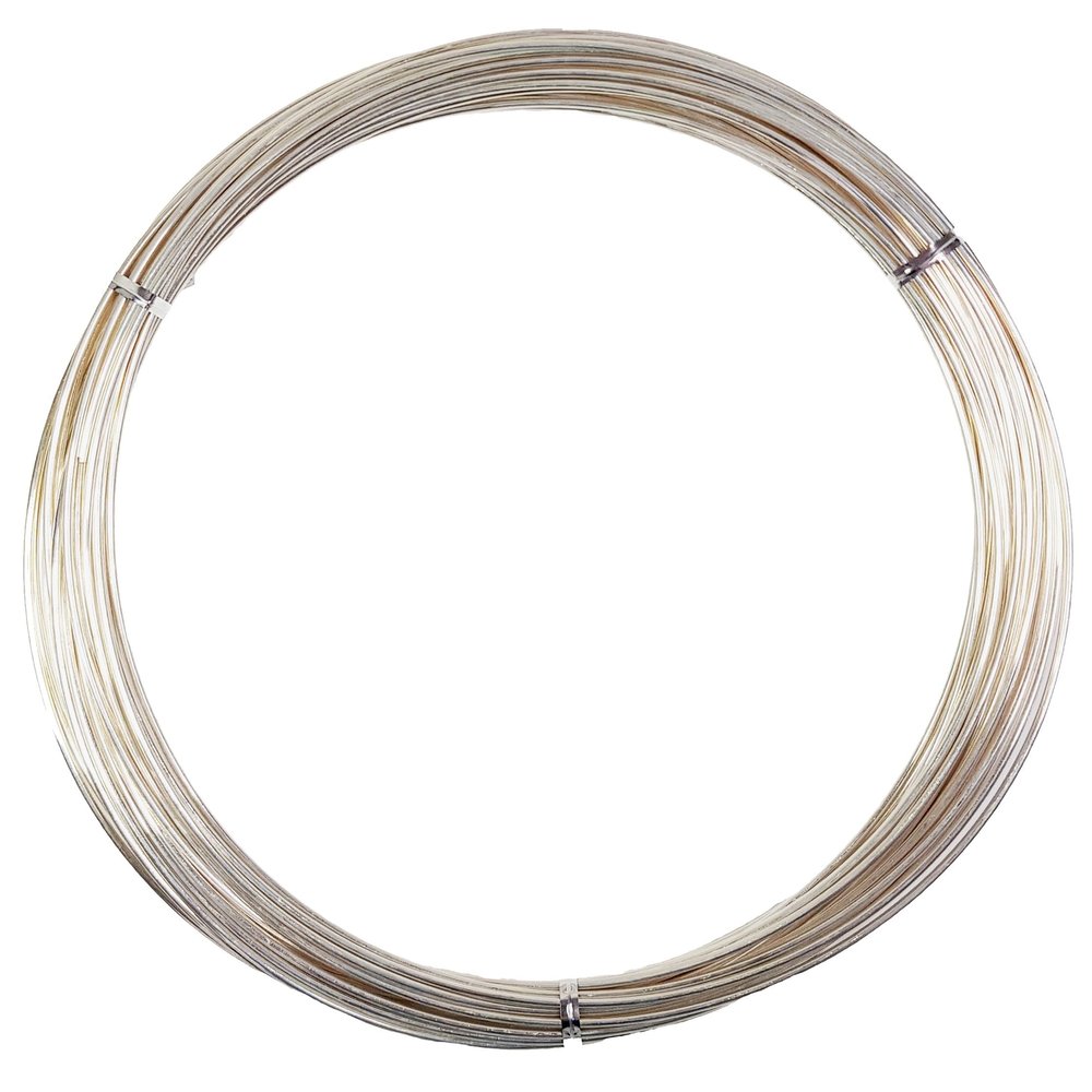 18 Gauge, Round, Half Hard, 925 Sterling Silver Wire - 10 FT - for Jewelry Art from WIZART