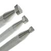 Singring Leather Stamping Tools Checkered Background Stamps 304 Stainless Steel Professional DIY LeatherCrafts Mesh Pattern Carving Tool (3pcs(S+M+L)) view 3