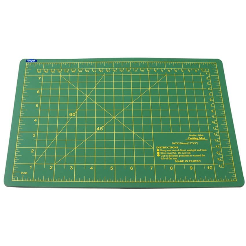 Cutting Mat Double Sided Self-Healing Board Matt Craft 228 x 304 mm Ideal for Artists, Students, Crafters and DIY Makers.