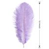 THARAHT Lavender Ostrich Feathers 12pcs Large Natural Bulk 12-14Inch 30cm-35cm for Wedding Party Centerpieces Easter Gatsbi and Decoration Feather view 2
