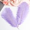 THARAHT Lavender Ostrich Feathers 12pcs Large Natural Bulk 12-14Inch 30cm-35cm for Wedding Party Centerpieces Easter Gatsbi and Decoration Feather view 4