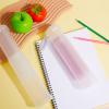 Gueevin 8 Pcs Extendable Plastic Brush Case Clear Paint Brush Tube Holder Storage Paintbrush Organizer Pencil Container Dustproof Watercolor Pen Container for Drawing Tools Makeup Artist Travel view 4