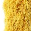 30Ply Customized Gold Feather Boas Natural Ostrich Plumes Shawl Wedding Dresses Clothing Decoration Fabric 2 Meter - 30Ply view 2