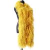 30Ply Customized Gold Feather Boas Natural Ostrich Plumes Shawl Wedding Dresses Clothing Decoration Fabric 2 Meter - 30Ply view 3