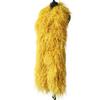 30Ply Customized Gold Feather Boas Natural Ostrich Plumes Shawl Wedding Dresses Clothing Decoration Fabric 2 Meter - 30Ply view 4