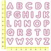 Rhinestone Genie Font-Rounded 1.5" Magnetic Rhinestone Template, Black (RT1-FON306) view 3