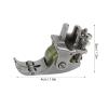 Industrial Sewing Machine Presser Foot, 1.6 1.2 in Roller Rubber Wheel Presser Foot Resistant Small Light Steel Flat Bed Sewing Machine Part for Thick Fabric view 2