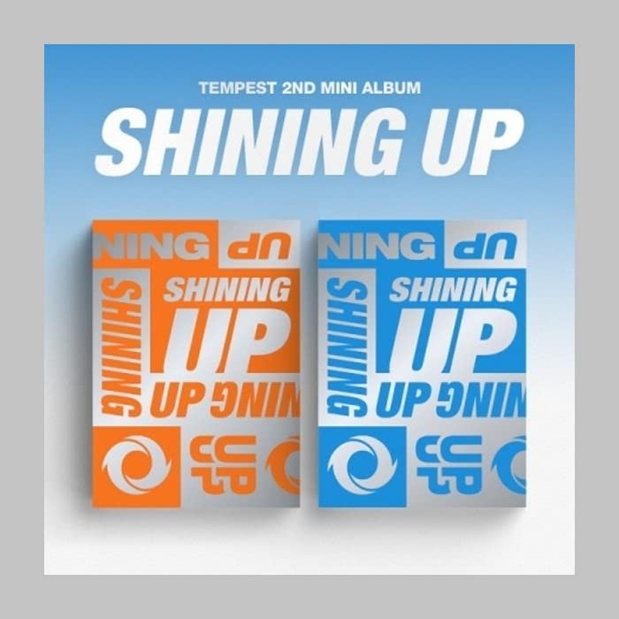 DREAMUS TEMPEST SHINING UP 2nd Mini Album CD+Folding Poster On Pack+Photobook+Lyrics paper+Postcard+Sticker+TPST Logo sticker+Photocard+Tracking (Sunlight Version)