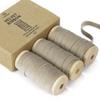 Vitalizart Camel Velvet Ribbon Set 3/8"" x 15 Yd Wooden Spool Fabric Trim 3 Rolls * 5 Yd for Christmas Wreath Decoration Handmade Craft Ornaments Gift Wrapping & Bow Making view 1