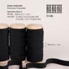 Vitalizart Velvet Ribbon Set 3/8" x 15 Yd Wooden Spool Fabric Trim 3 Rolls * 5 Yd for Christmas Wreath Decoration Handmade Craft Ornaments Gift Wrapping & Bow Making Gray view 2