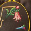 Aida Cloth 18 Count Cross Stitch Fabric,12 by 60inch(18CT,Black) view 3