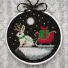 Aida Cloth 18 Count Cross Stitch Fabric,12 by 60inch(18CT,Black) view 4