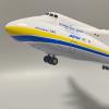 DKHOUN 1/200 Scale Model Jet Models Airplane ANTONOV AN-225 Airplane Model Diecast Transport Aircraft Model for Collection or Gift Ornament view 2