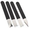 Pottery Tools, 4Pcs Stainless Steel Carving Shaping Clay Sculpture Hand Tools Trimming Craft Artist Ceramic Tools Set for Carving, Shaping, Clay Sculpture, Modeling view 1