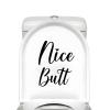 ZLKAPT Nice Butt Funny Toilet Vinyl Decal Decoration, Bathroom Decor Adult Humor, Funny Bathroom Sign, Gift for Her, Bathroom Wall Art, Nice Butt Art, 11"x4" view 1