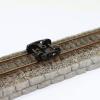 12pcs Model Train Bogie with Plastic Wheels 1:87 HO Scale 33" Model Railway Accessories (Style B) view 2
