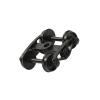 12pcs Model Train Bogie with Plastic Wheels 1:87 HO Scale 33" Model Railway Accessories (Style B) view 3