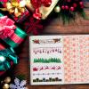 CRASPIRE Christmas Lace Clear Stamp Snowflake Gift Merry Christmas Tree Elk Holly Transparent Silicone Stamp for Card Making Decoration DIY Scrapbooking Embossing Album Decor Craft view 3