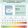 Cardstock Warehouse Lessebo Salt Water Cardstock Paper 50 Sheets, 8.5 x 11" - 83 lb. / 225 GSM Premium Matte Light Blue Card Stock for Scrapbooking, Die-cutting, Card Making, and DIY Projects view 3