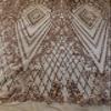 Averie Bronze Geometric Butterfly Sequins on Mesh Lace Fabric by The Yard - 10113 view 3