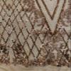 Averie Bronze Geometric Butterfly Sequins on Mesh Lace Fabric by The Yard - 10113 view 4