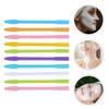 Beavorty 30pcs Mud Mask Stirring Sticks Reusable Silicone Face Mask Applicator Tool Random Color view 2